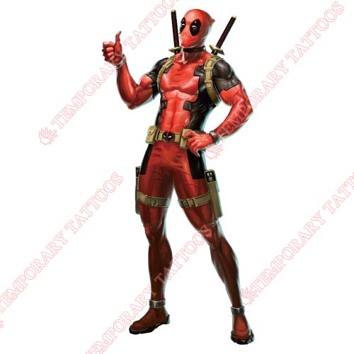 Deadpool Customize Temporary Tattoos Stickers NO.400